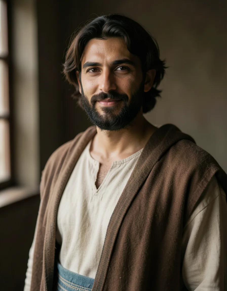 Portrait of Jesus used as the reference image